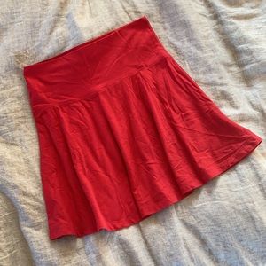 🌈 bright red short festival mini skirt 🌈